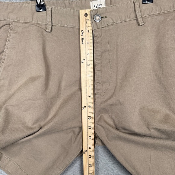 Flint & Tinder Shorts Mens 34 Beige Khaki‎ 365 Chino Stretch Huckberry Everyday - Picture 9 of 12